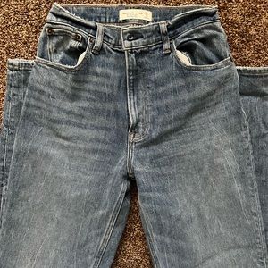 Abercrombie 90s straight ultra high rise jeans